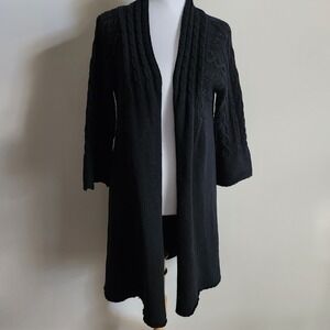 DAY Birger et Mikkelsen Lambswool Cardigan Womens Small Long Open Front‎ Wool